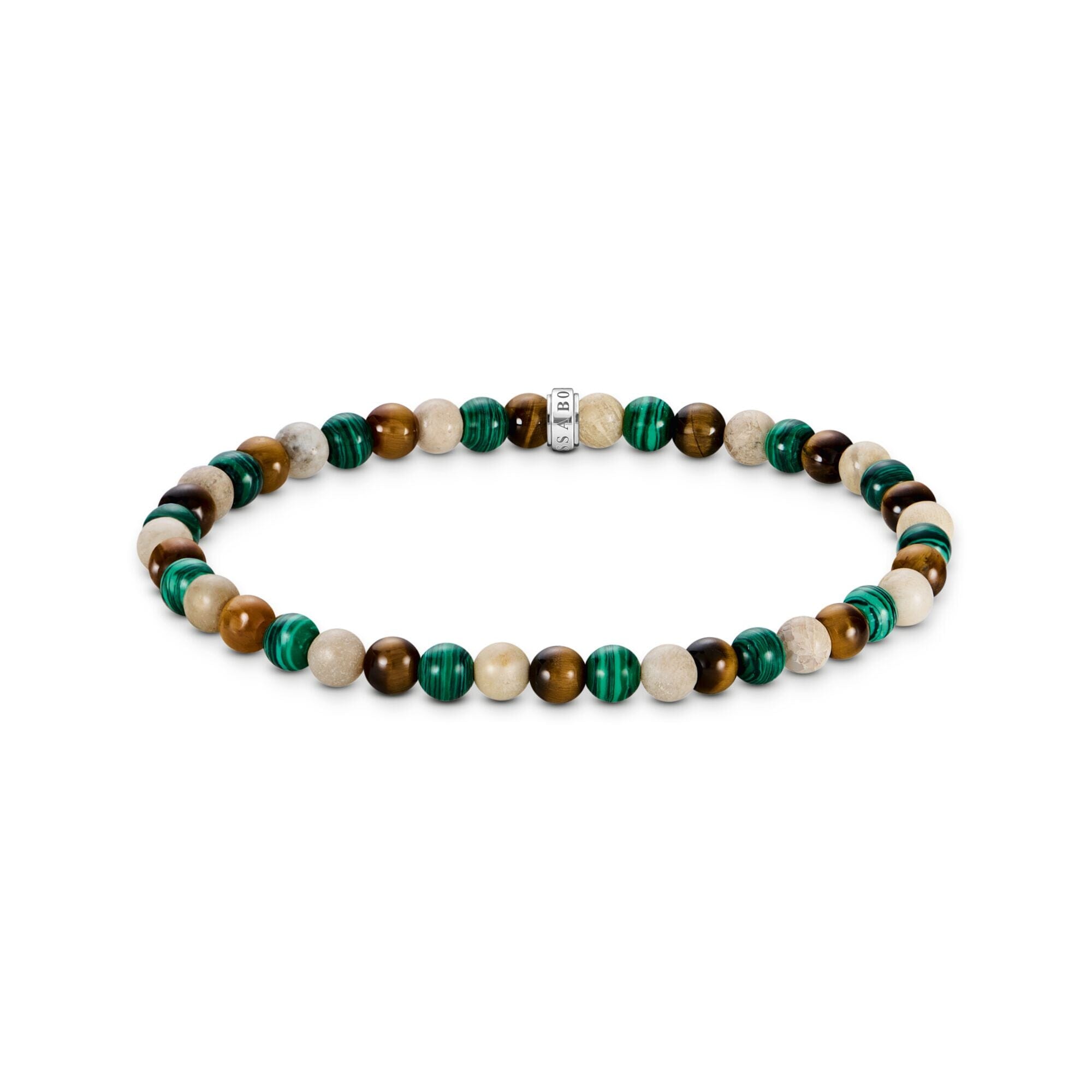 THOMAS SABO bracelet with earth and green beads Bracelets Thomas Sabo 