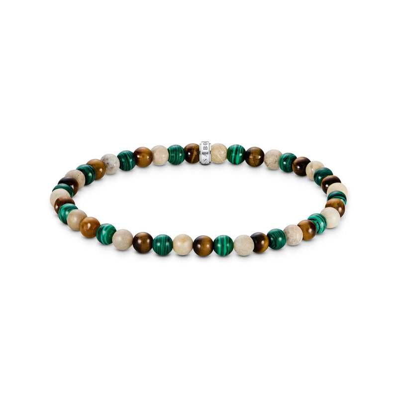 THOMAS SABO bracelet with earth and green beads Bracelets Thomas Sabo 