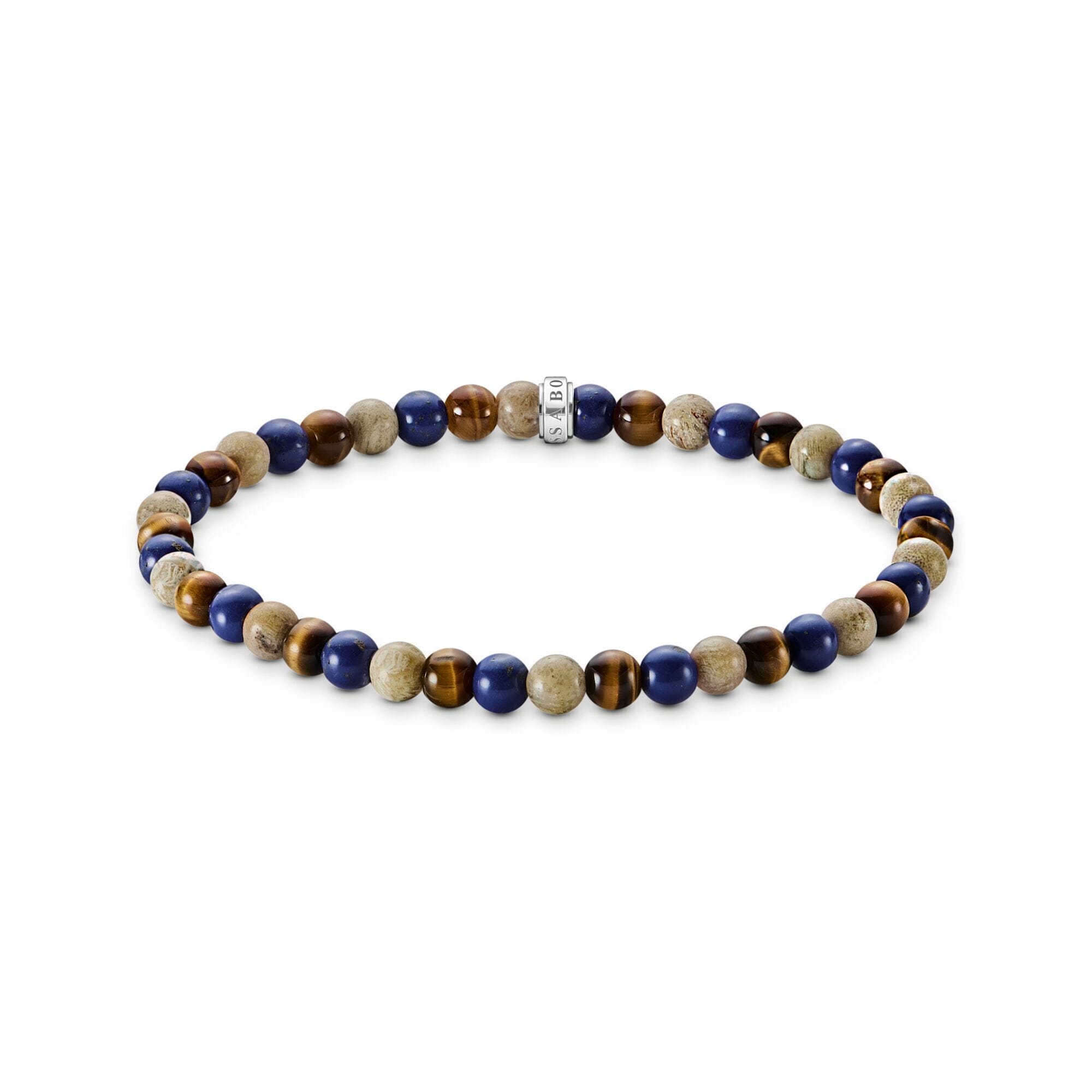 THOMAS SABO bracelet with brown and blue beads Bracelets Thomas Sabo 