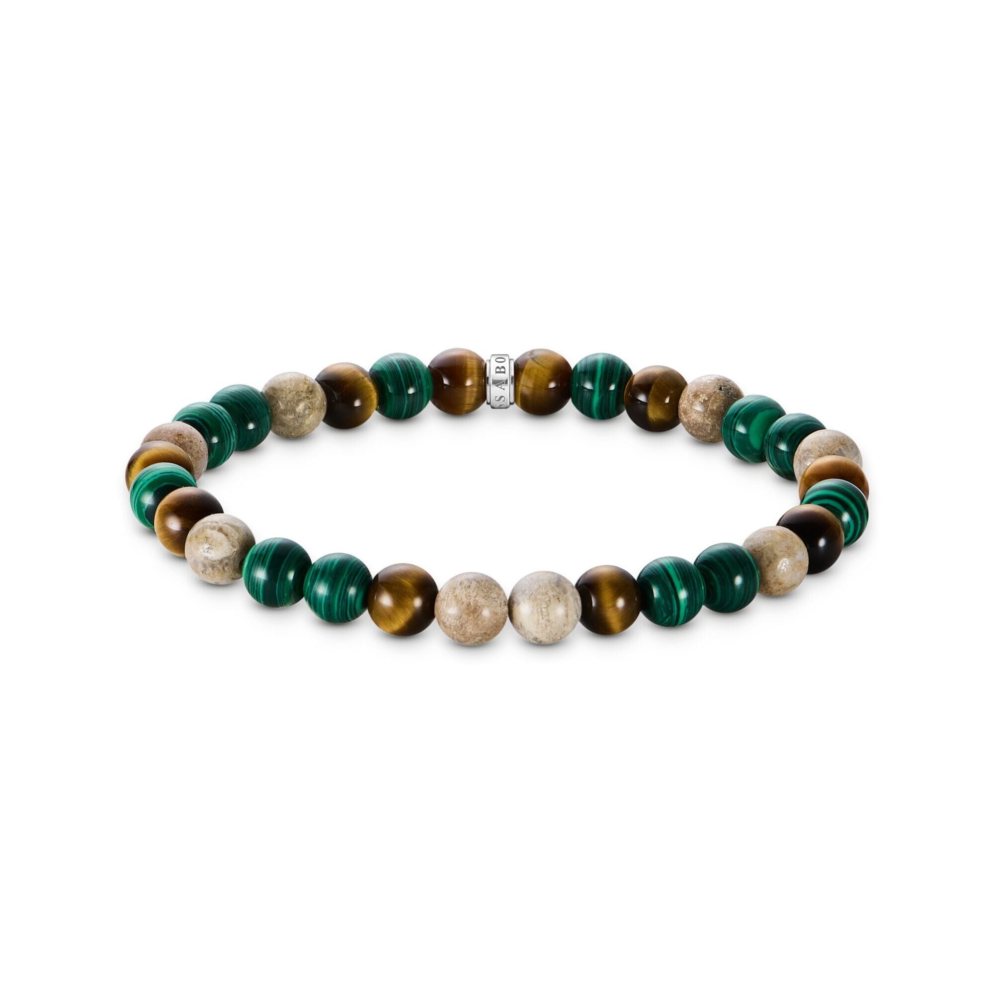 THOMAS SABO bracelet with earth and green beads Bracelets Thomas Sabo 