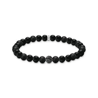 THOMAS SABO Obsidian bracelet with zirconia Bracelets Thomas Sabo 