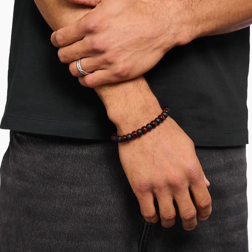 THOMAS SABO Obsidian and red tiger's eye bracelet Bracelets Thomas Sabo 