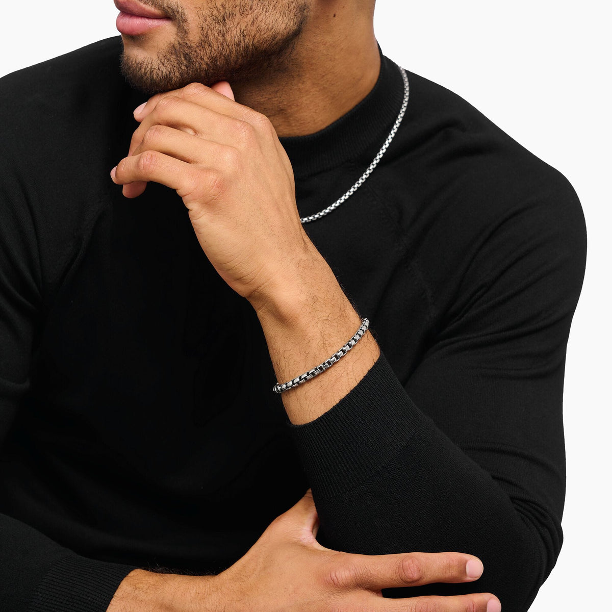 THOMAS SABO Box chain bracelet silver Bracelets Thomas Sabo 