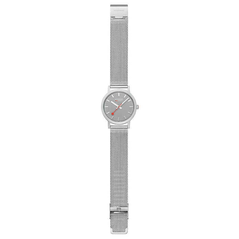 Mondaine Official Swiss Railways Classic Grey 36mm Watch Watches Mondaine 