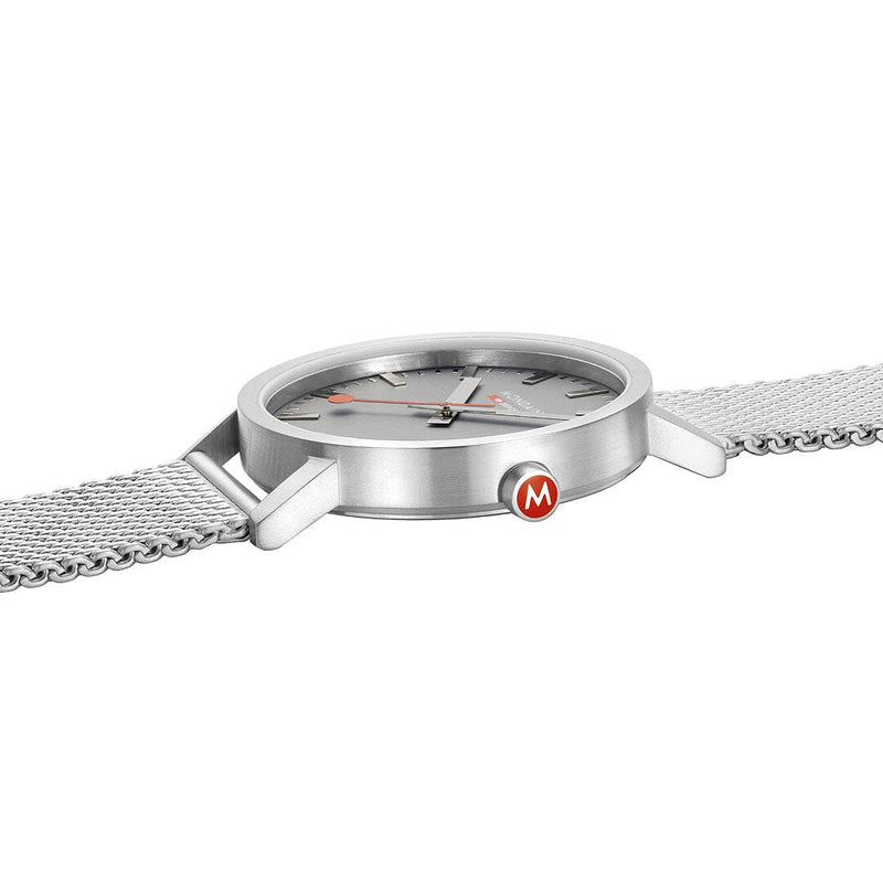 Mondaine Official Swiss Railways Classic Grey 40mm Watch Watches Mondaine 