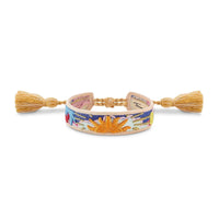 THOMAS SABO Bracelet with ornaments in orange, dark blue, green & red Accessories Thomas Sabo 