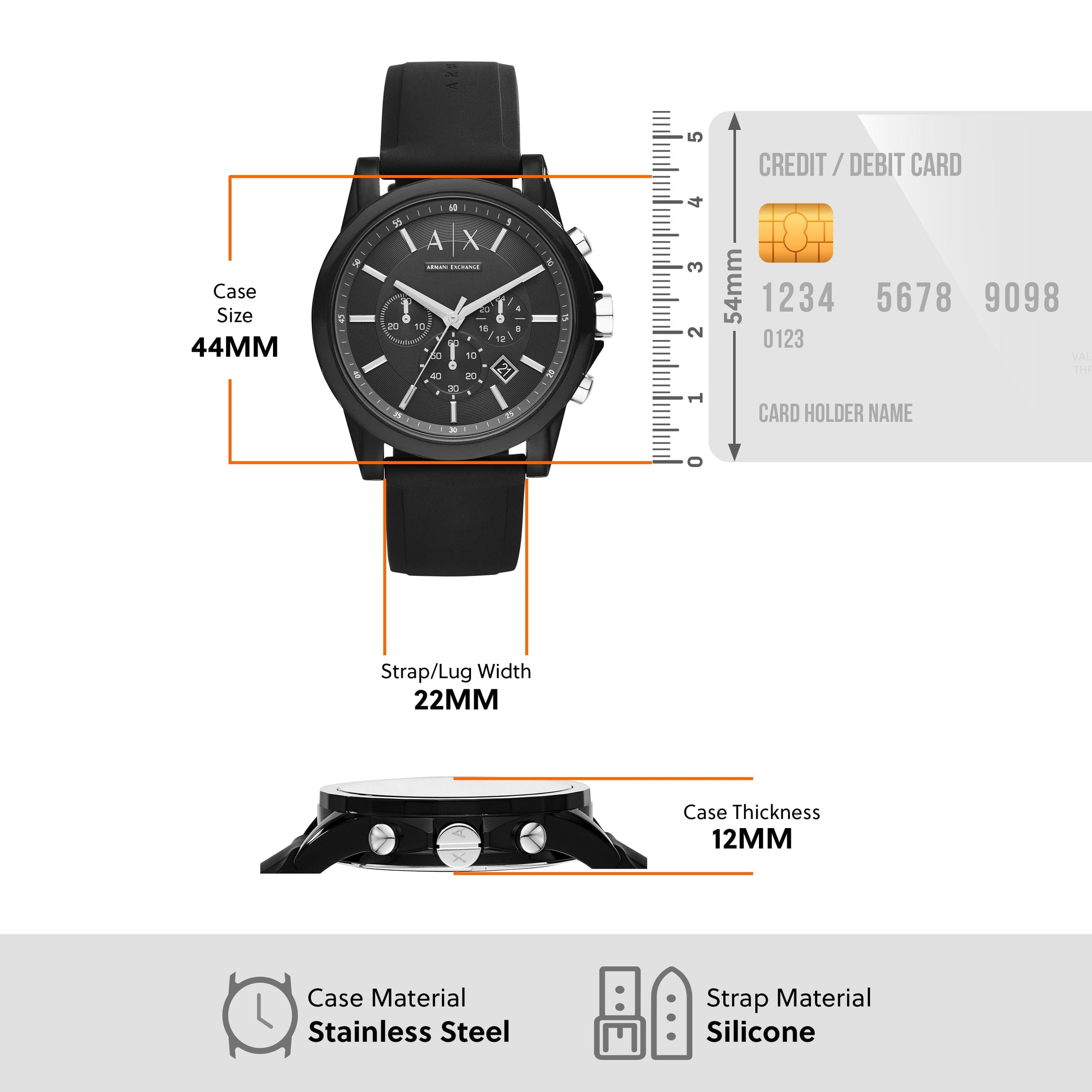 Armani Exchange Outerbanks Chronograph Watch AX1326 Watches Armani Exchange 
