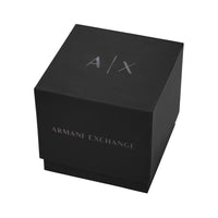 Armani Exchange Multifunction Black Leather Watch AX1872 Watches Armani Exchange 