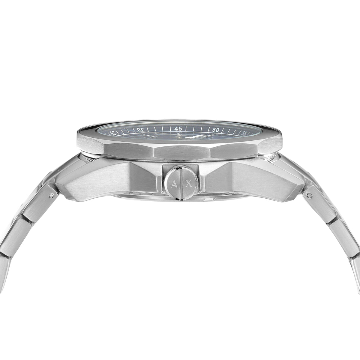 Armani Exchange Three-Hand Date Stainless Steel Watch AX1950 – Bevilles ...