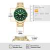 Armani Exchange Three-Hand Date Gold-Tone Stainless Steel Watch AX1951 Watches Armani Exchange 