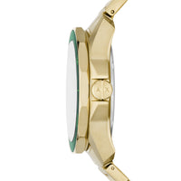 Armani Exchange Three-Hand Date Gold-Tone Stainless Steel Watch AX1951 Watches Armani Exchange 