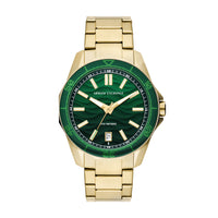 Armani Exchange Three-Hand Date Gold-Tone Stainless Steel Watch AX1951 Watches Armani Exchange 