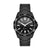 Armani Exchange Three-Hand Date Black Stainless Steel Watch AX1952