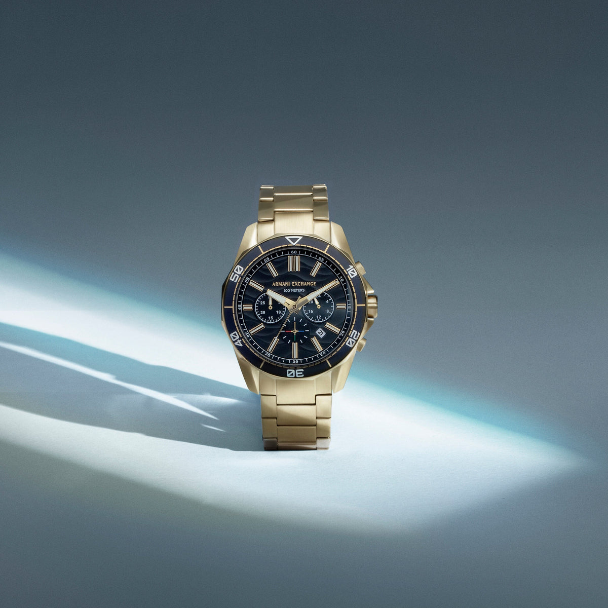 Armani Exchange Chronograph Gold-Tone Stainless Steel Watch AX1958 Watches Armani Exchange 