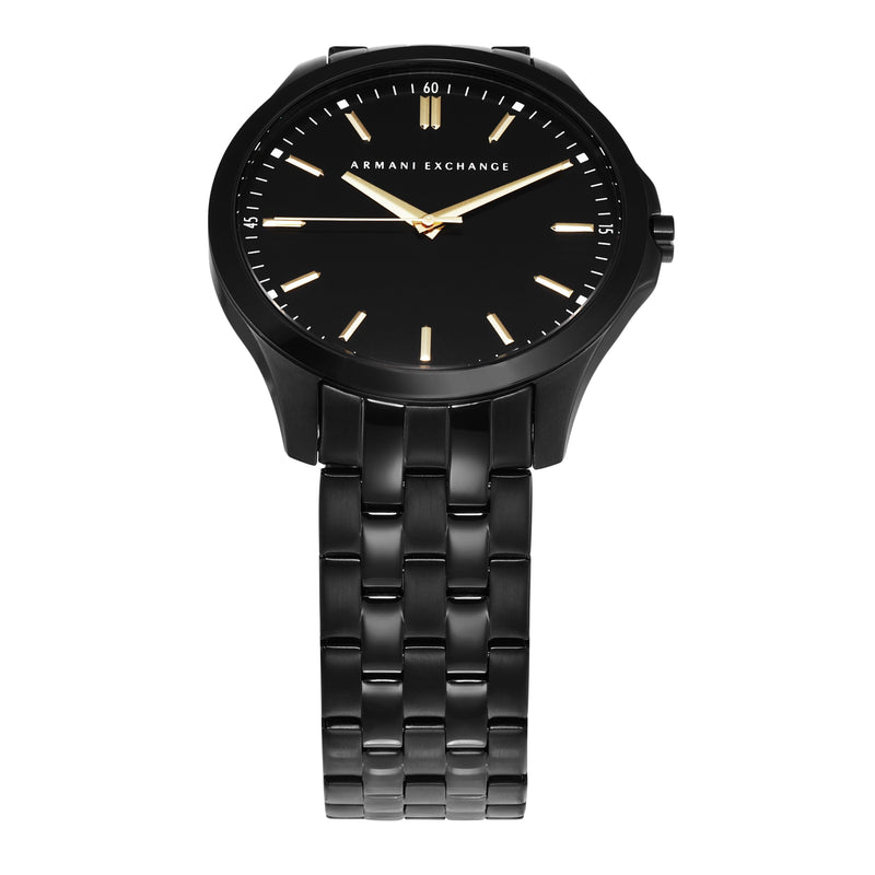 Armani Exchange Men's Black Face Black Band Watch AX2144 Watches Armani Exchange 