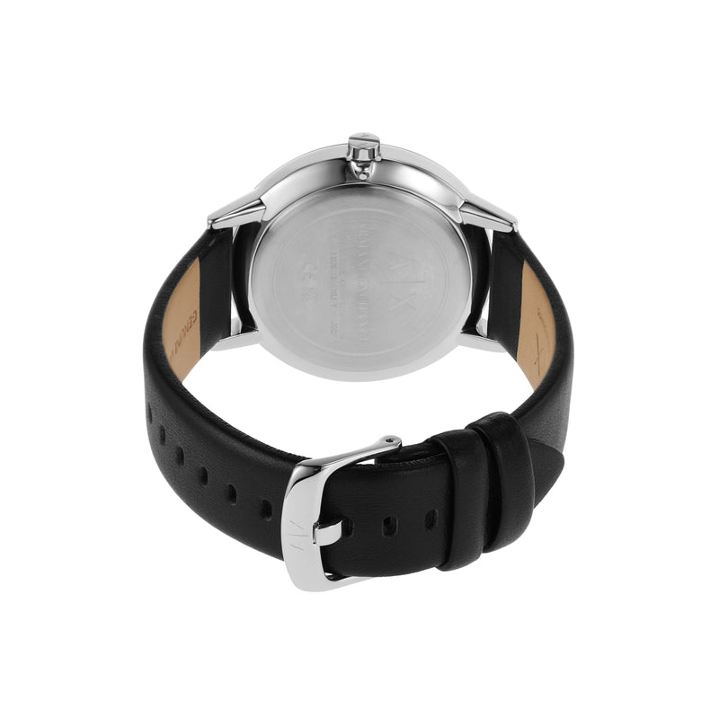 Armani Exchange Cayde Silver and Black Men's Watch AX2745 Watches Armani Exchange 