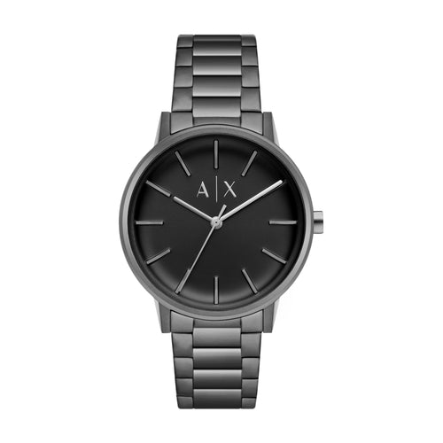 Armani Exchange Three-Hand Gunmetal Stainless Steel Watch AX2761 Watches Armani Exchange 