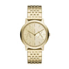 Armani Exchange Two-Hand Gold-Tone Stainless Steel Watch AX2871 Watches Armani Exchange 