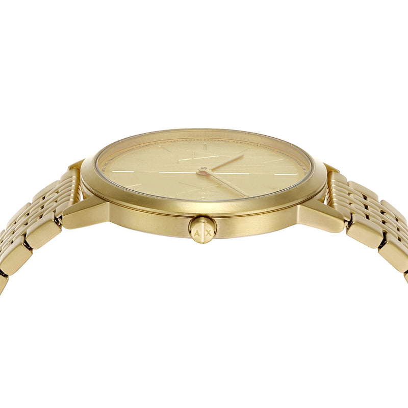 Armani Exchange Two-Hand Gold-Tone Stainless Steel Watch AX2871 Watches Armani Exchange 
