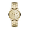 Armani Exchange Two-Hand Gold-Tone Stainless Steel Watch AX2871 Watches Armani Exchange 