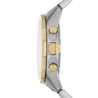 Armani Exchange Chronograph Two-Tone Stainless Steel Watch and Bracelet Set AX7148SET Watches Armani Exchange 