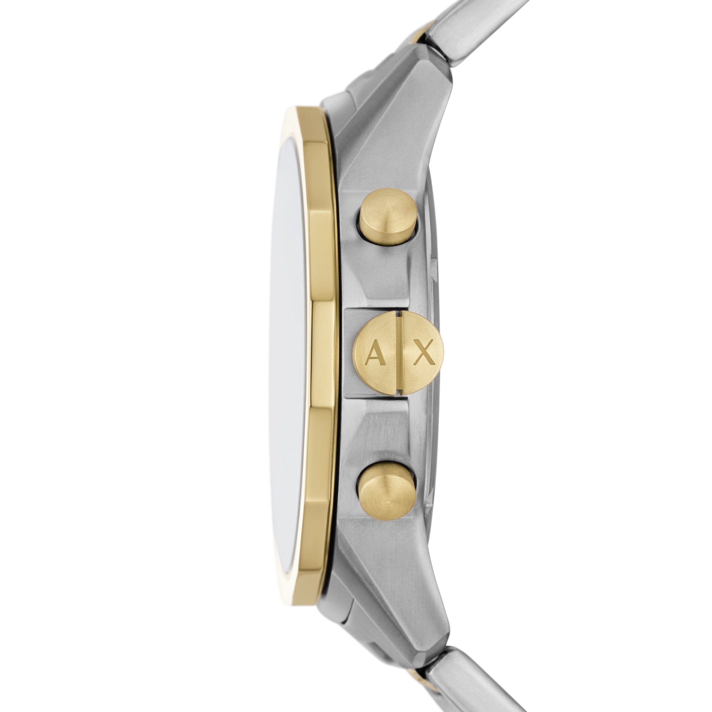 Armani Exchange Chronograph Two-Tone Stainless Steel Watch and Bracelet Set AX7148SET Watches Armani Exchange 