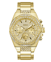 GUESS Men's Gold Tone Multi-function Watch GW0899G2 Watches Guess 