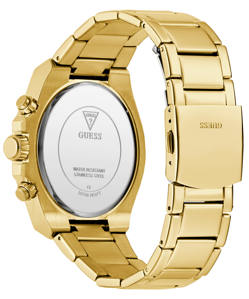 GUESS Men's Gold Tone Multi-function Watch GW0899G2 Watches Guess 