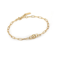 Ania Haie Gold Orb Link Chunky Chain Bracelet Bracelets Ania Haie 