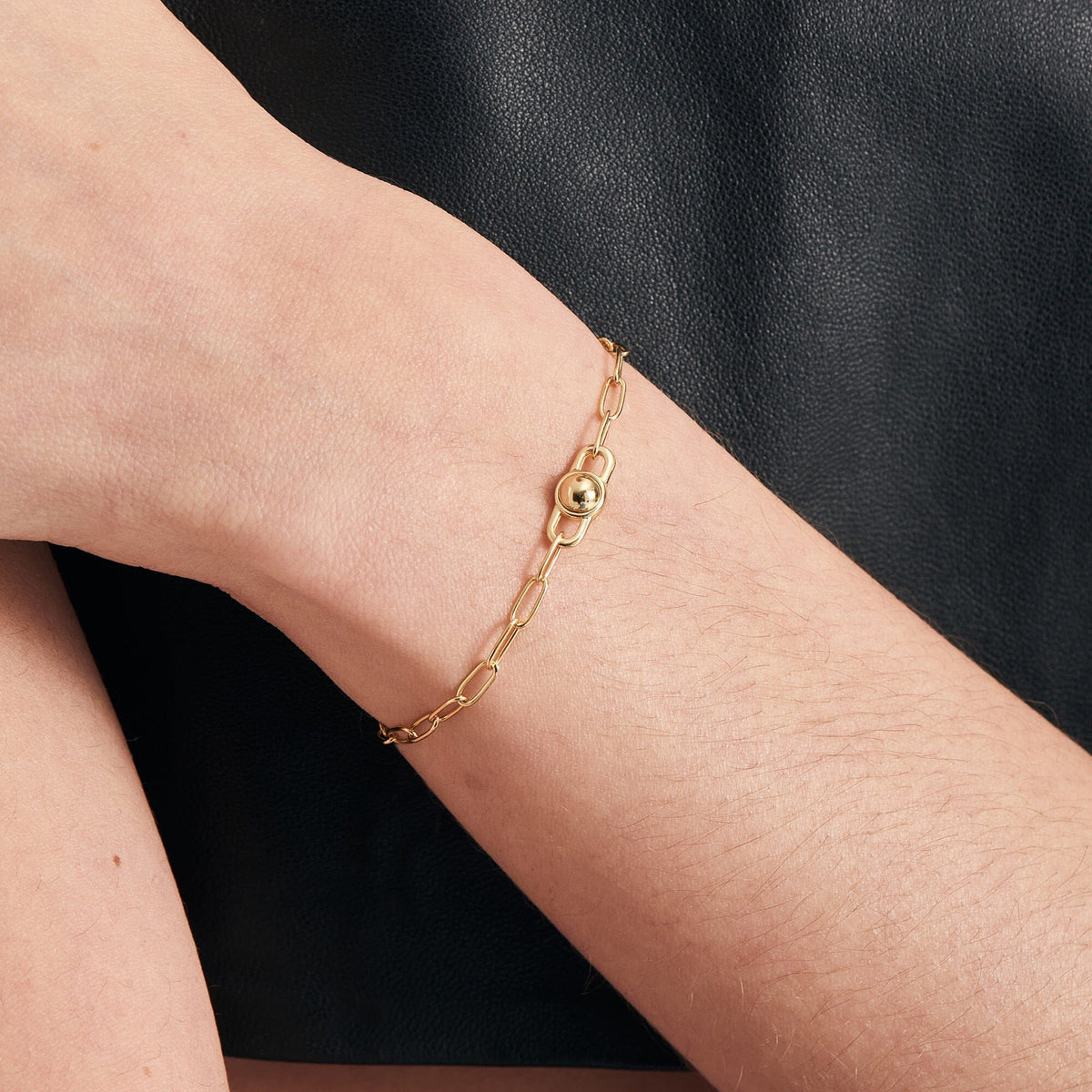 Ania Haie Gold Orb Link Chunky Chain Bracelet Bracelets Ania Haie 