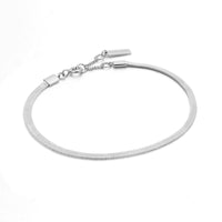 Ania Haie Silver Flat Snake Chain Bracelet Ania Haie 