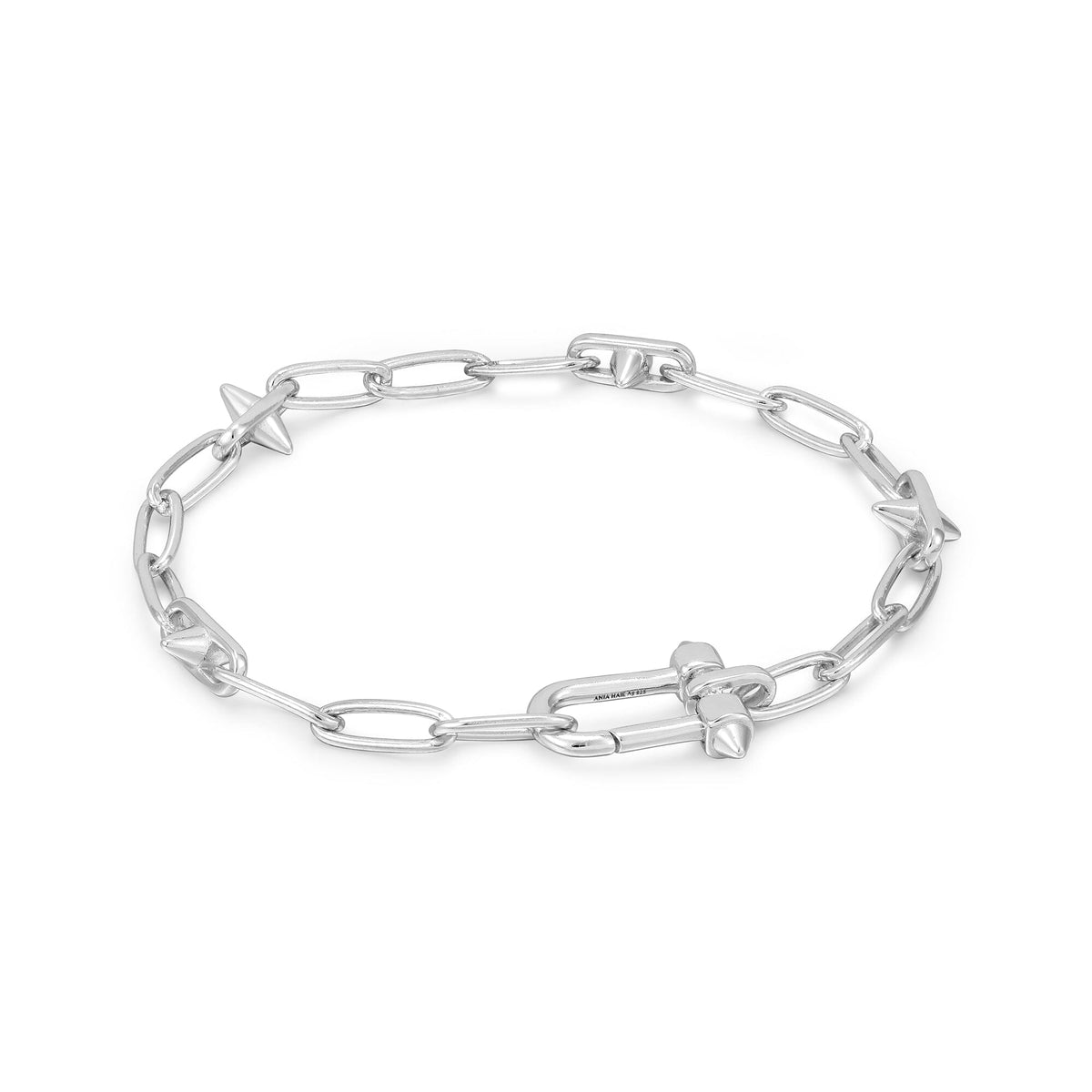 Ania Haie Silver Stud Link Charm Bracelet Bracelets Ania Haie 