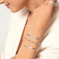 Ania Haie Silver Pave Link Bracelet Bracelets Ania Haie 