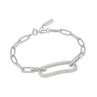 Ania Haie Silver Pave Link Bracelet Bracelets Ania Haie 