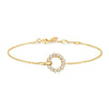 Ania Haie Gold Interlinked Circles Pave Bracelet Bracelets Ania Haie 
