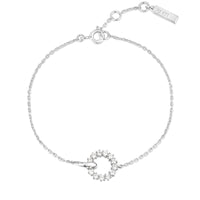 Ania Haie Silver Interlinked Circles Pave Bracelet Bracelets Ania Haie 