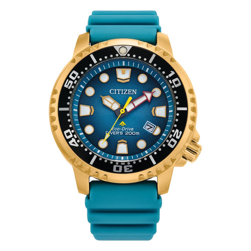 Citizen Promaster Marine BN0162-02X Blue and Gold Men's Watch Watches Citizen 