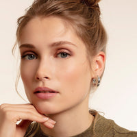 THOMAS SABO Chunky Hoop Earrings - Small Silver Earrings Thomas Sabo 