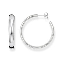 THOMAS SABO Medium Chunky Hoop Earrings Silver Earrings Thomas Sabo 