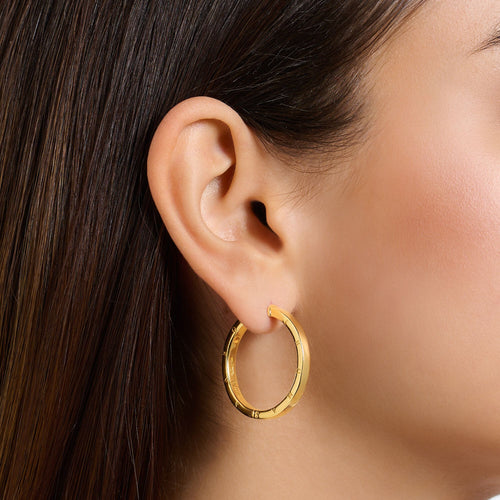 Thomas Sabo Hoop earrings large gold Earrings Thomas Sabo 