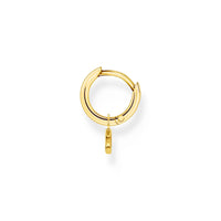 Thomas Sabo Single hoop earring with moon pendant gold Earrings Thomas Sabo 