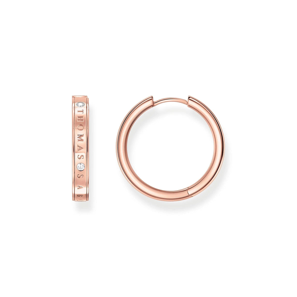 THOMAS SABO Sparkling Circles Rose Gold 1984 Earrings Earrings Thomas Sabo 