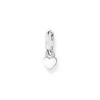 THOMAS SABO Hoop EarRings with Heart Pendant Silver Hoop Earrings With Pendants THOMAS SABO Charmista 