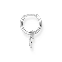 THOMAS SABO Single Hoop EarRings with Stones and Eyelet for Charms Earrings THOMAS SABO Charmista 