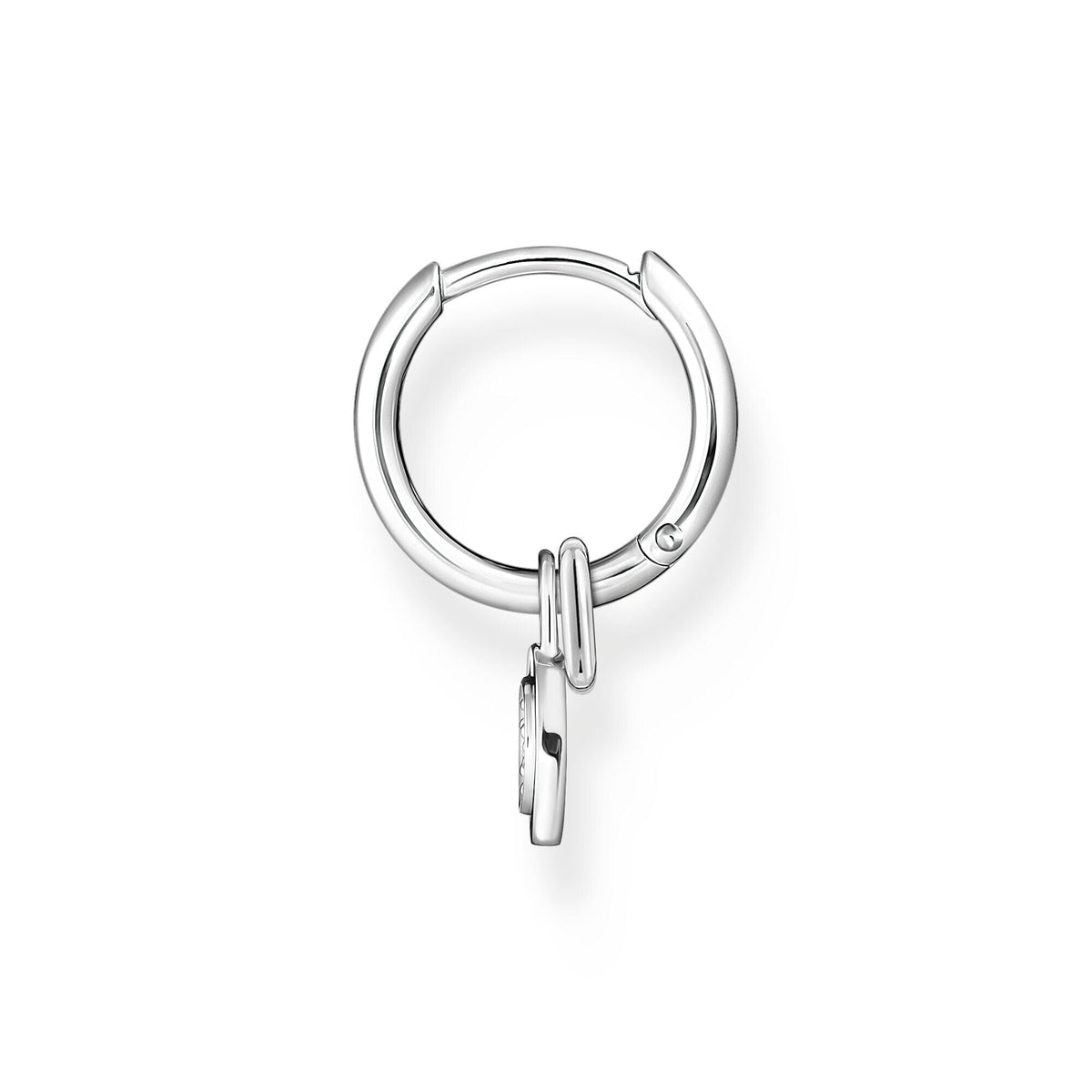 THOMAS SABO Single Hoop EarRings with Stones and Eyelet for Charms Earrings THOMAS SABO Charmista 