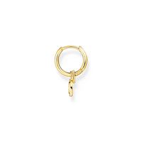 THOMAS SABO Gold Single Hoop EarRings with Eyelet for Charms Earrings THOMAS SABO Charmista 