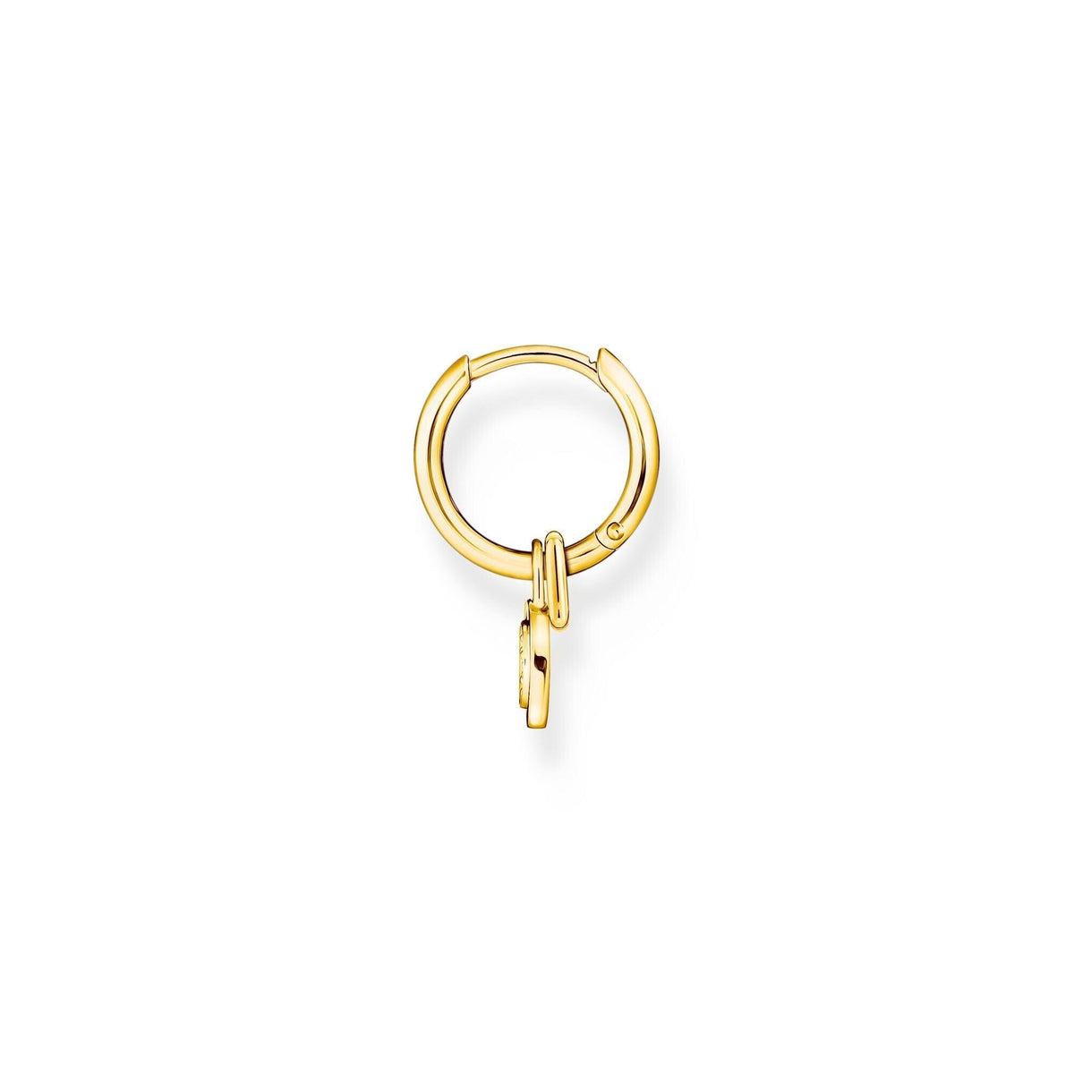 THOMAS SABO Gold Single Hoop EarRings with Eyelet for Charms Earrings THOMAS SABO Charmista 