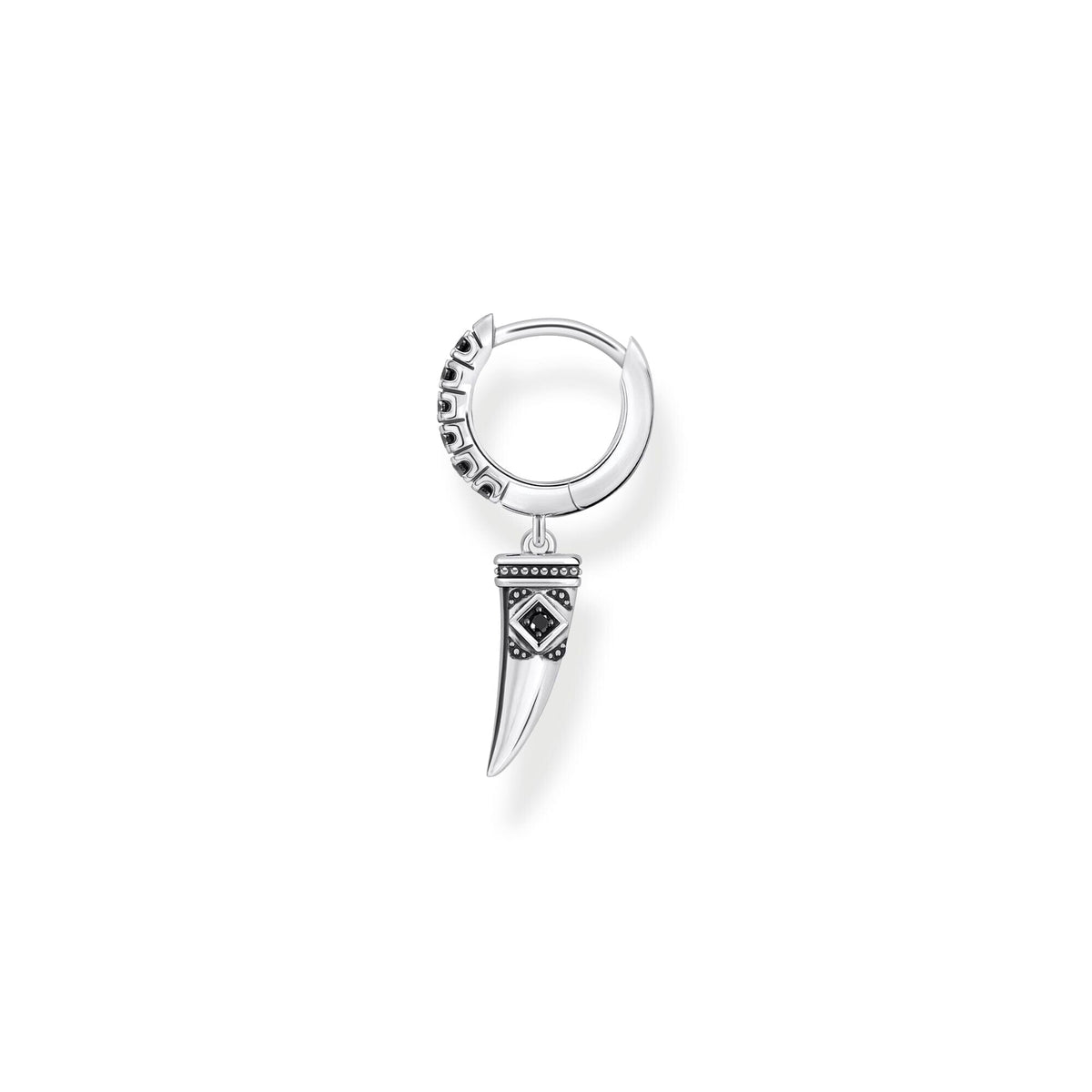 THOMAS SABO Single Hoop EarRings with Wolf's Tooth Hoop Earrings THOMAS SABO 