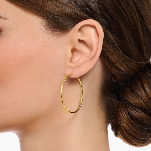 THOMAS SABO Medium Hoop Earrings Gold Plated Earrings Thomas Sabo 