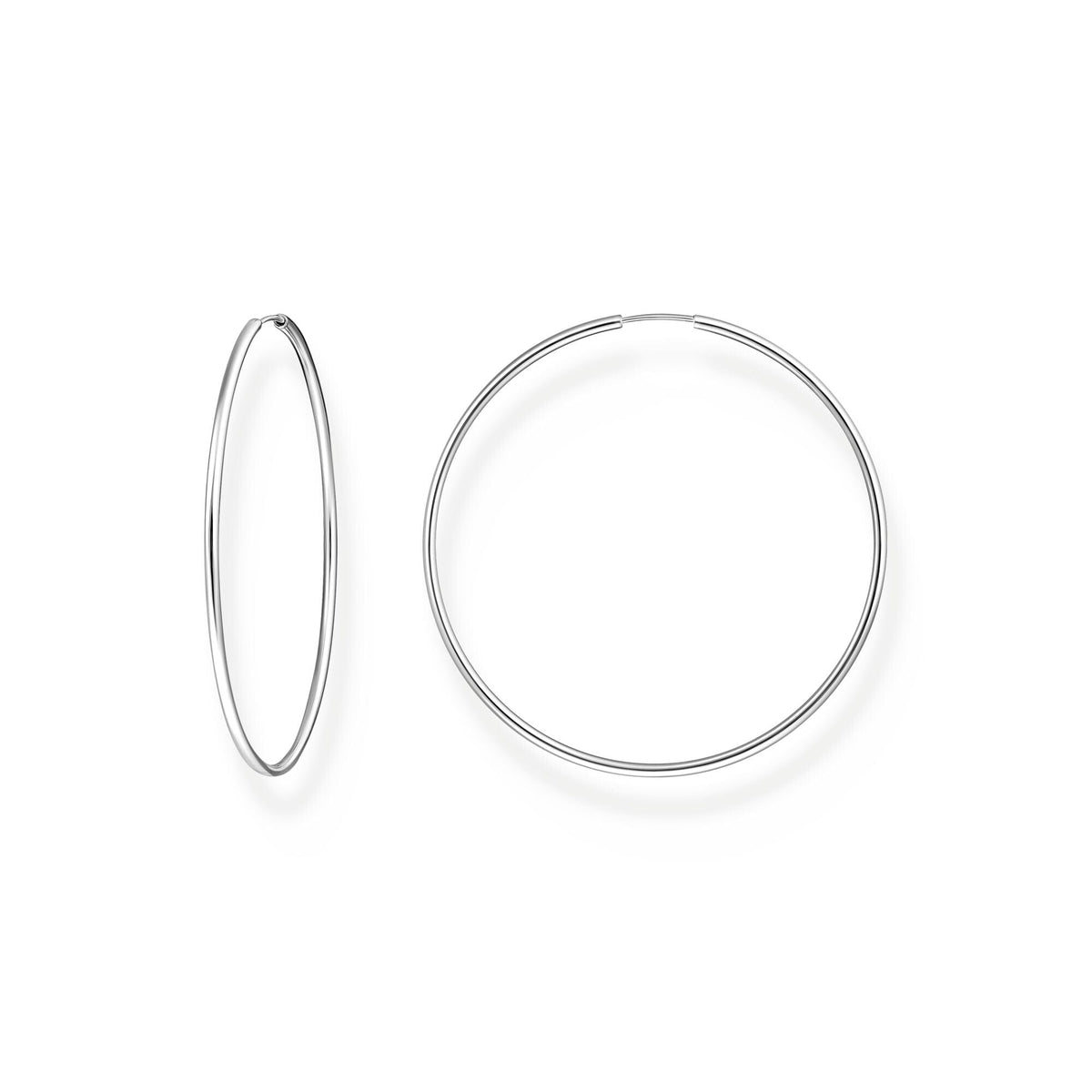 THOMAS SABO Hoop Earrings Large Silver Earrings Thomas Sabo 